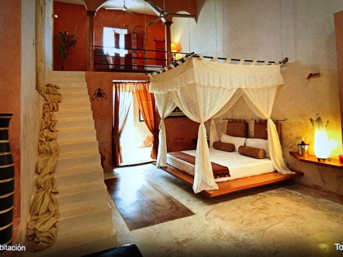 Hacienda Sacnicte Hotel Izamal Bagian luar foto